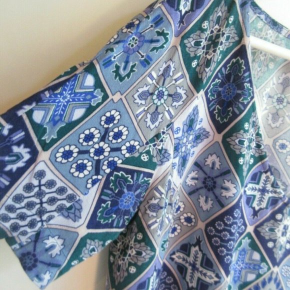 TIGERLILY Juju Boho Patchwork Blue Crop Top NWT RRP$130 - Picture 14 of 15